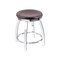 Holland Bar Stool Co 18" Swivel Vanity Stool, Chrome Finish, Dark Cherry Maple Seat 80218CHDCMpl - alternate 1
